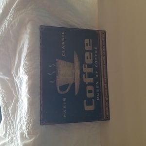 Coffee metal sign